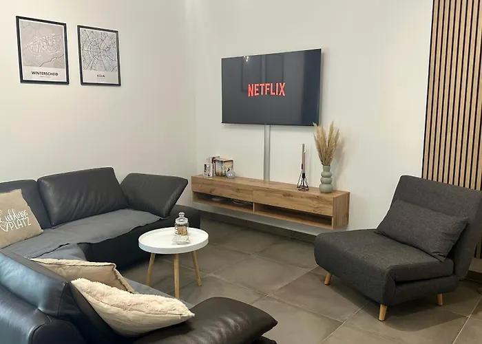 Barrierefreie In Winterscheid Nahe Koeln Bonn Bis 4 Personen Mit Netflix Und Mehr Apartamento Ruppichteroth